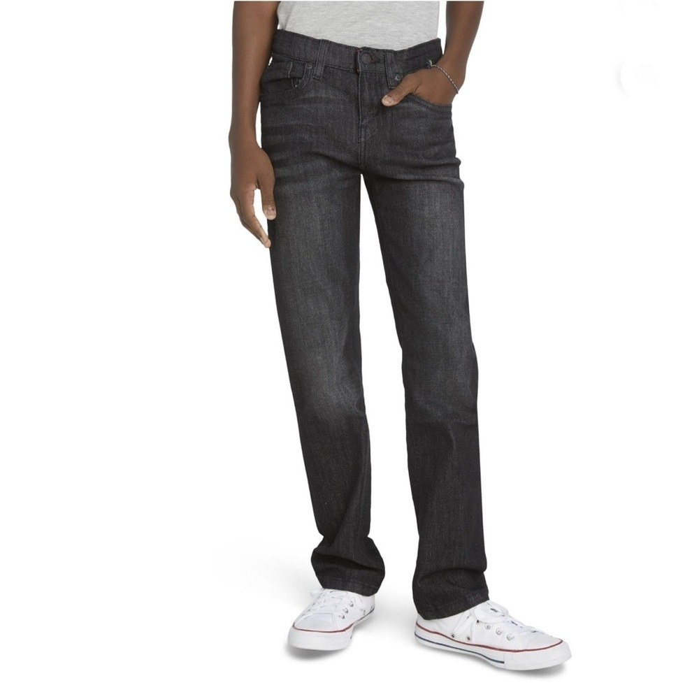 LEVI’S BOYS 550 RELAXED FIT JEANS - CHARCOAL 14 REG (NEW WITH TAGS) A14